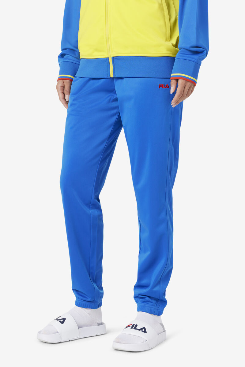 Fila Colombia Track Pant Byxor Dam Blå Röda | 755mUbZhLEs