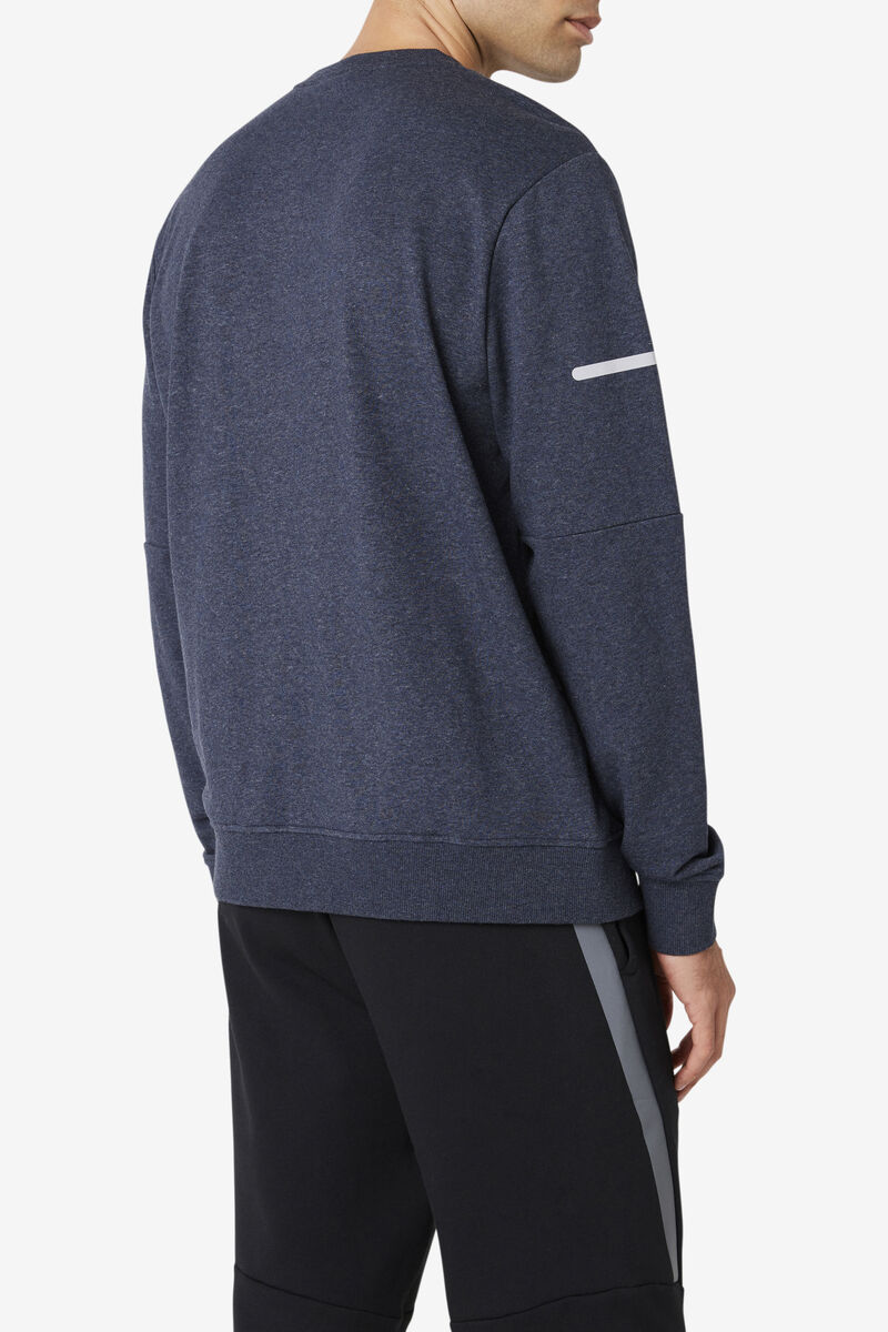 Fila Commuter Crew Tröjor Herr Lila | VQqS7cyFFNZ