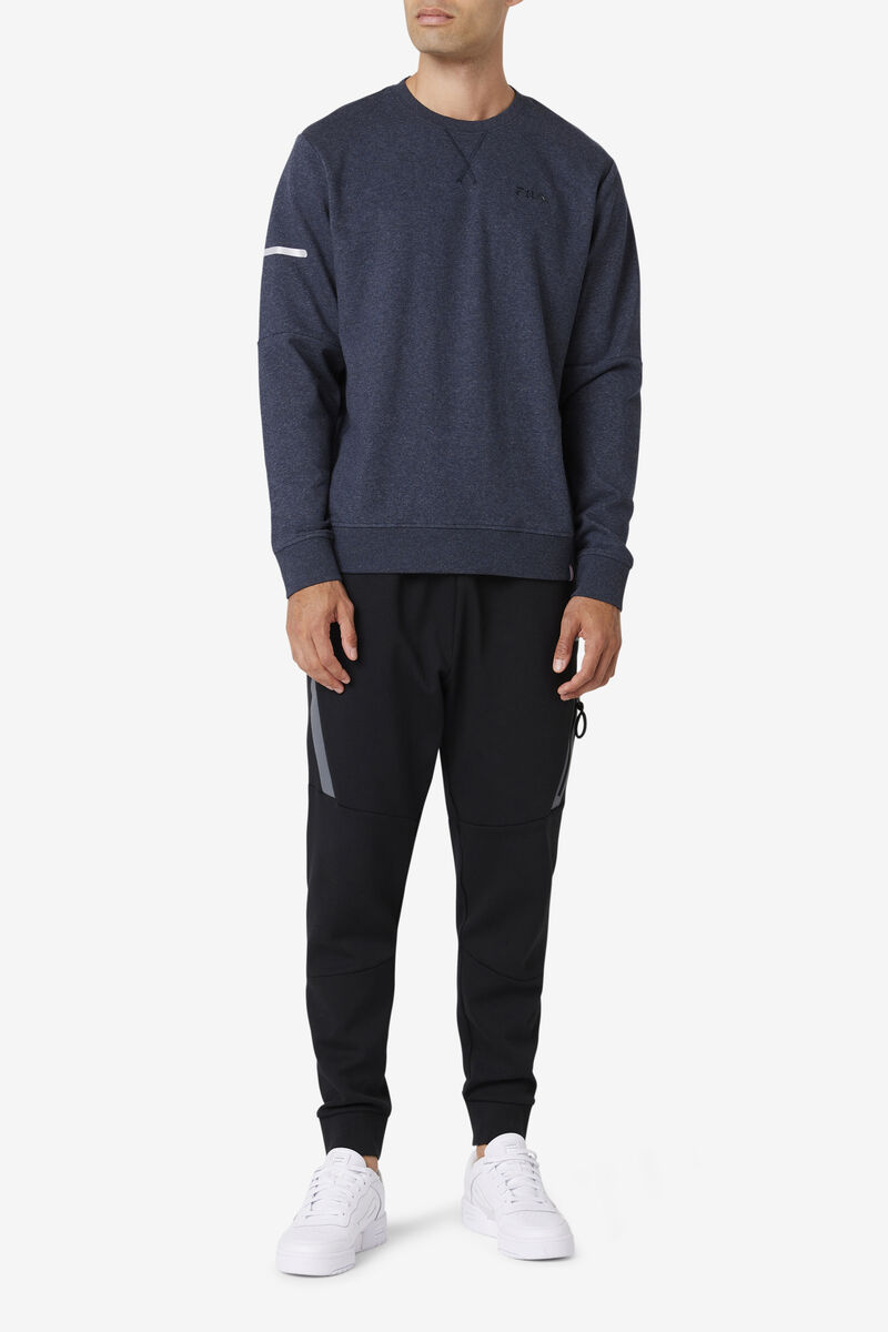 Fila Commuter Crew Tröjor Herr Lila | VQqS7cyFFNZ