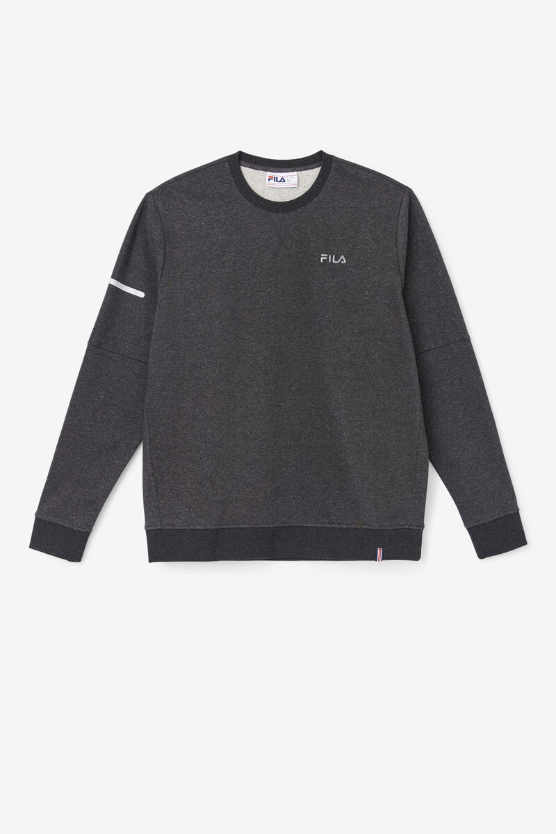 Fila Commuter Crew Tröjor Herr Svarta | TzgIrhMm4Sm