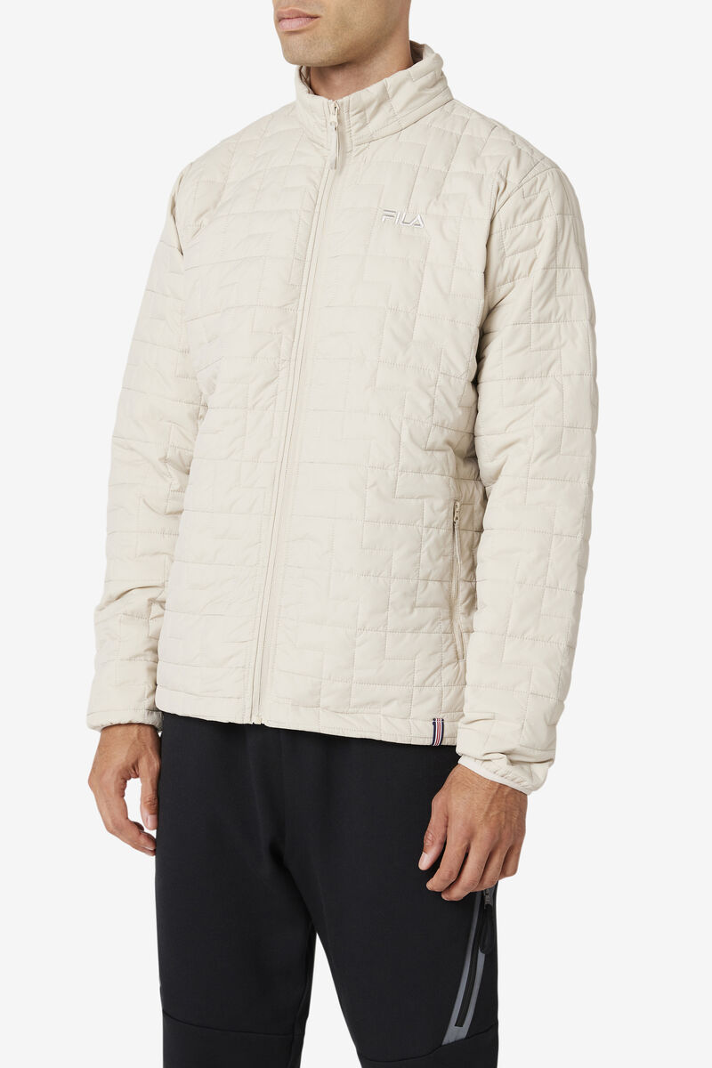 Fila Commuter Jacket Casual Kappor Herr Ljusgula | VGv5uKblRy5