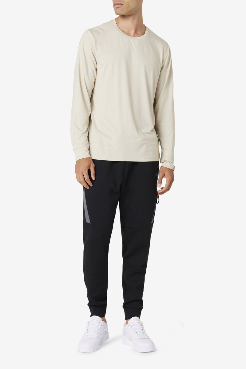 Fila Commuter Long Sleeve T-shirt Herr Ljusgula | FGLjApBTOgK