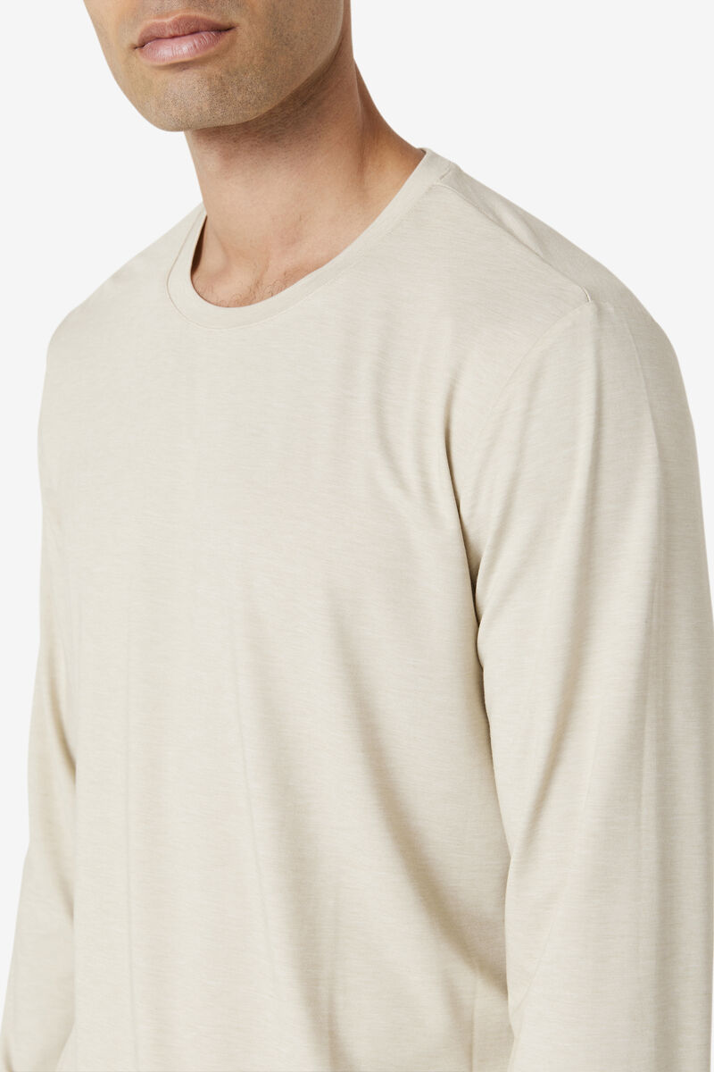 Fila Commuter Long Sleeve T-shirt Herr Ljusgula | FGLjApBTOgK