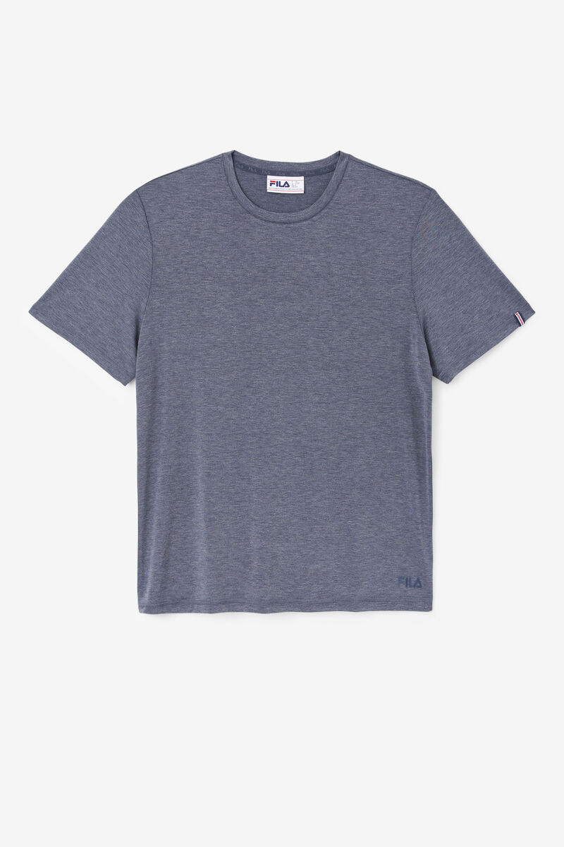 Fila Commuter T-shirt Herr Lila | pf6xZqw2Bp5