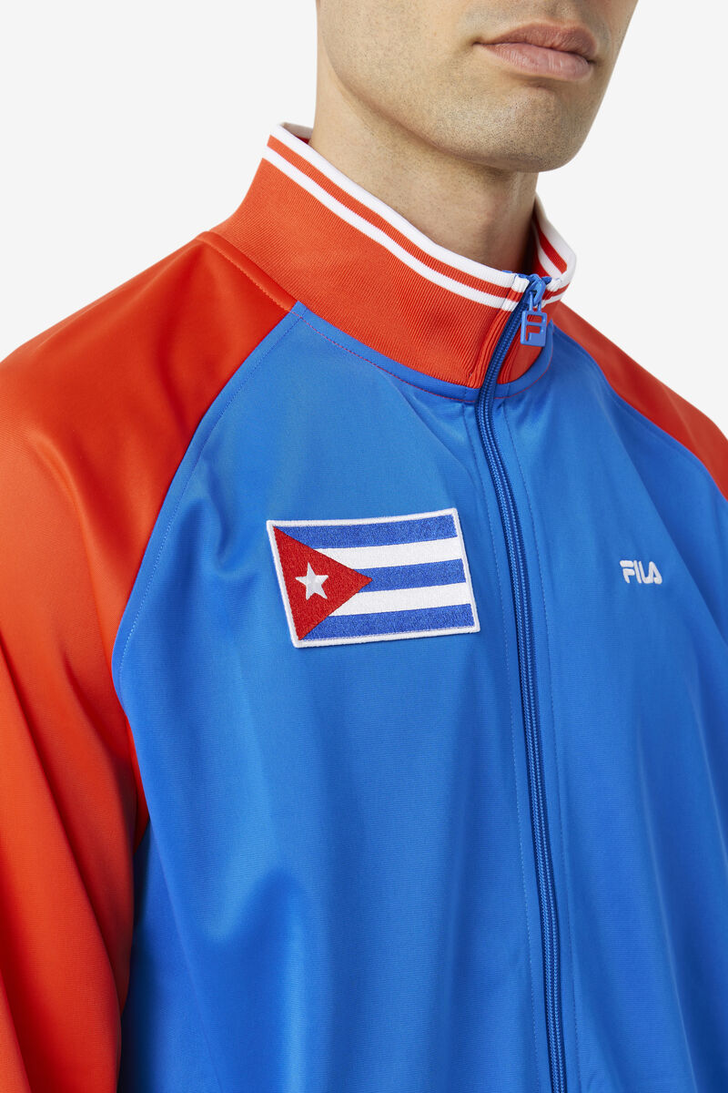 Fila Cuba Track Jacket Jacka Dam Röda Vita Blå | rcKJLkSyV93
