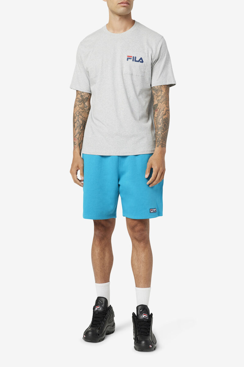 Fila Curtis Pocket T-shirt Herr Ljusgrå | 93fIDjtG1fJ