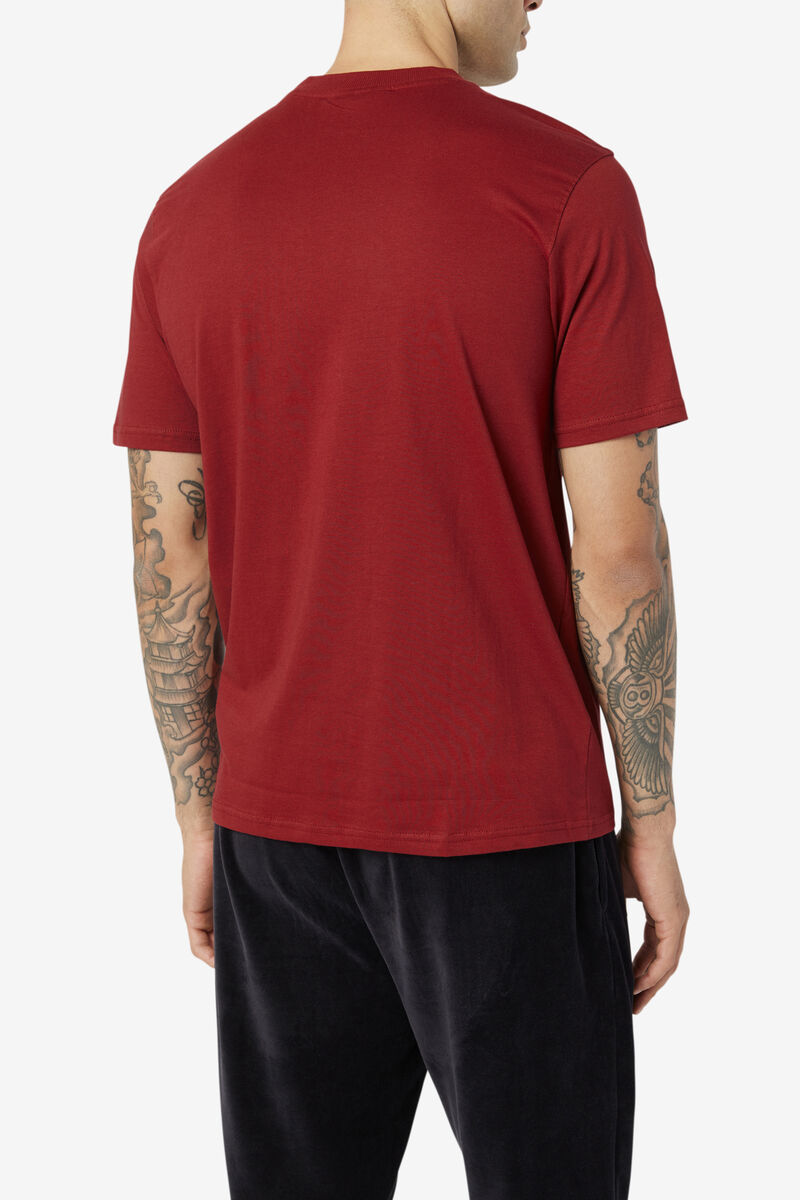 Fila Curtis Pocket T-shirt Herr Röda | xvJT82Zhg8g