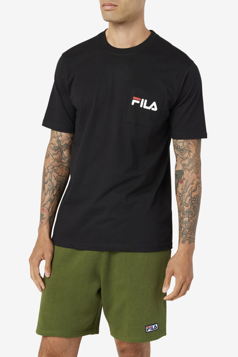 Fila Curtis Pocket T-shirt Herr Svarta Vita | Fw3eeochNCr