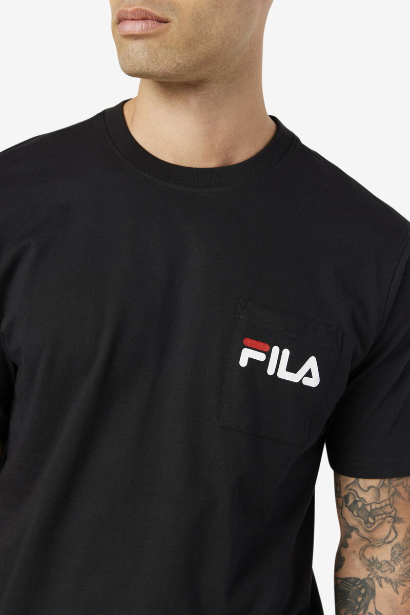 Fila Curtis Pocket T-shirt Herr Svarta Vita | Fw3eeochNCr