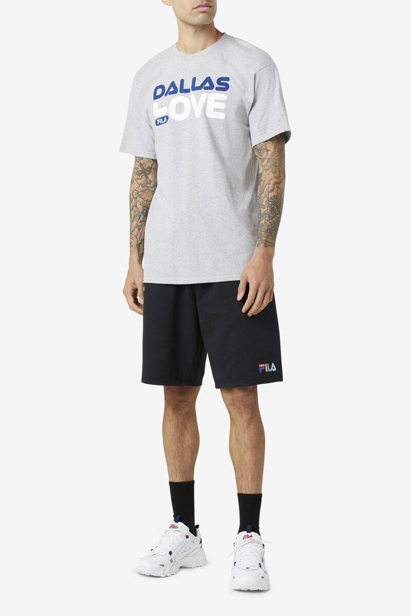 Fila Dallas Love T-shirt Herr Grå | 1PiLSo8VBXR