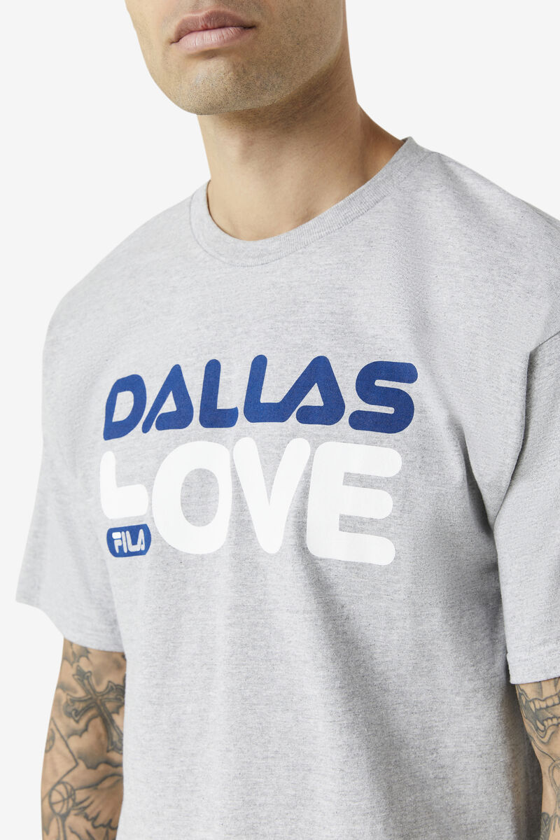 Fila Dallas Love T-shirt Herr Grå | 1PiLSo8VBXR
