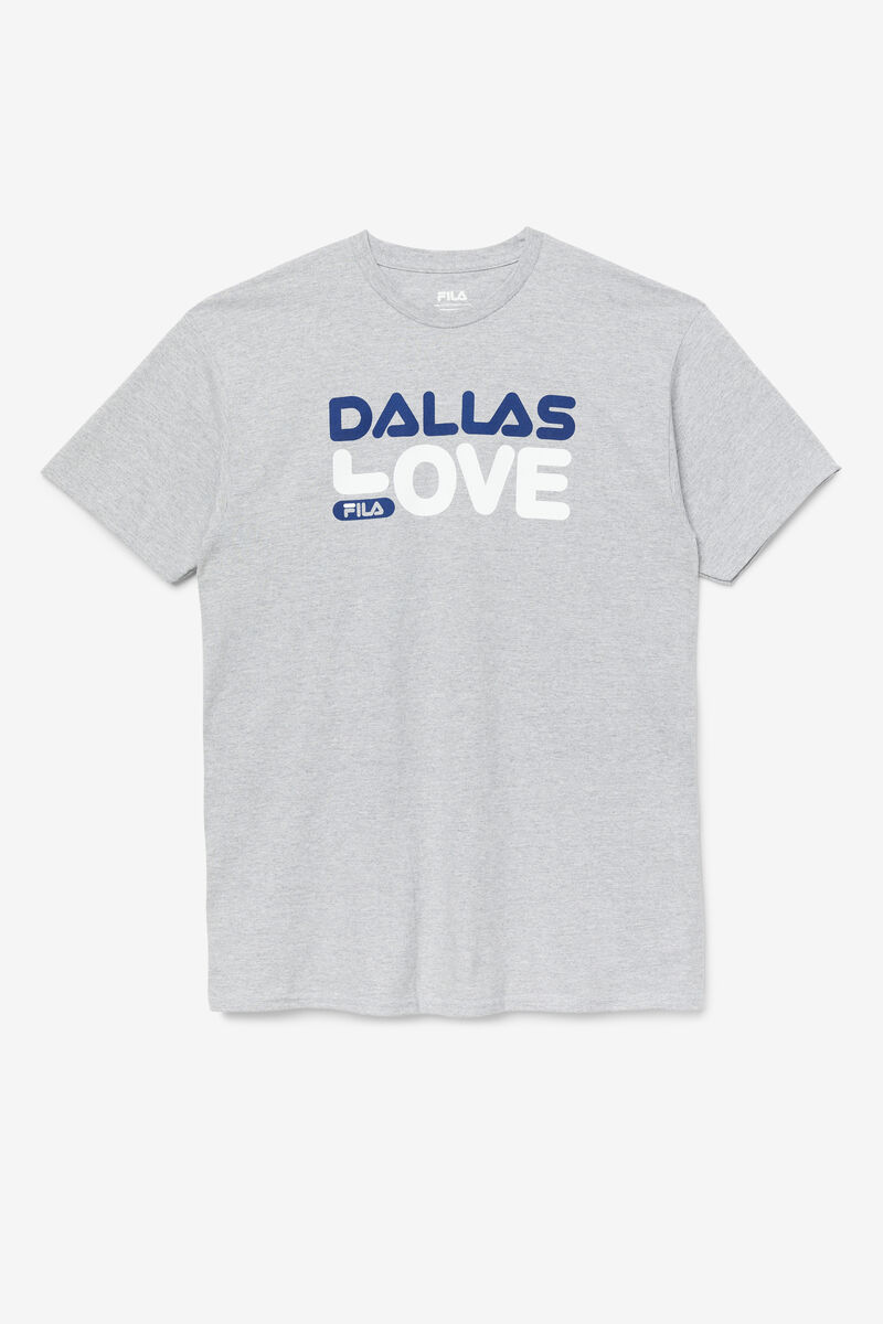 Fila Dallas Love T-shirt Herr Grå | 1PiLSo8VBXR