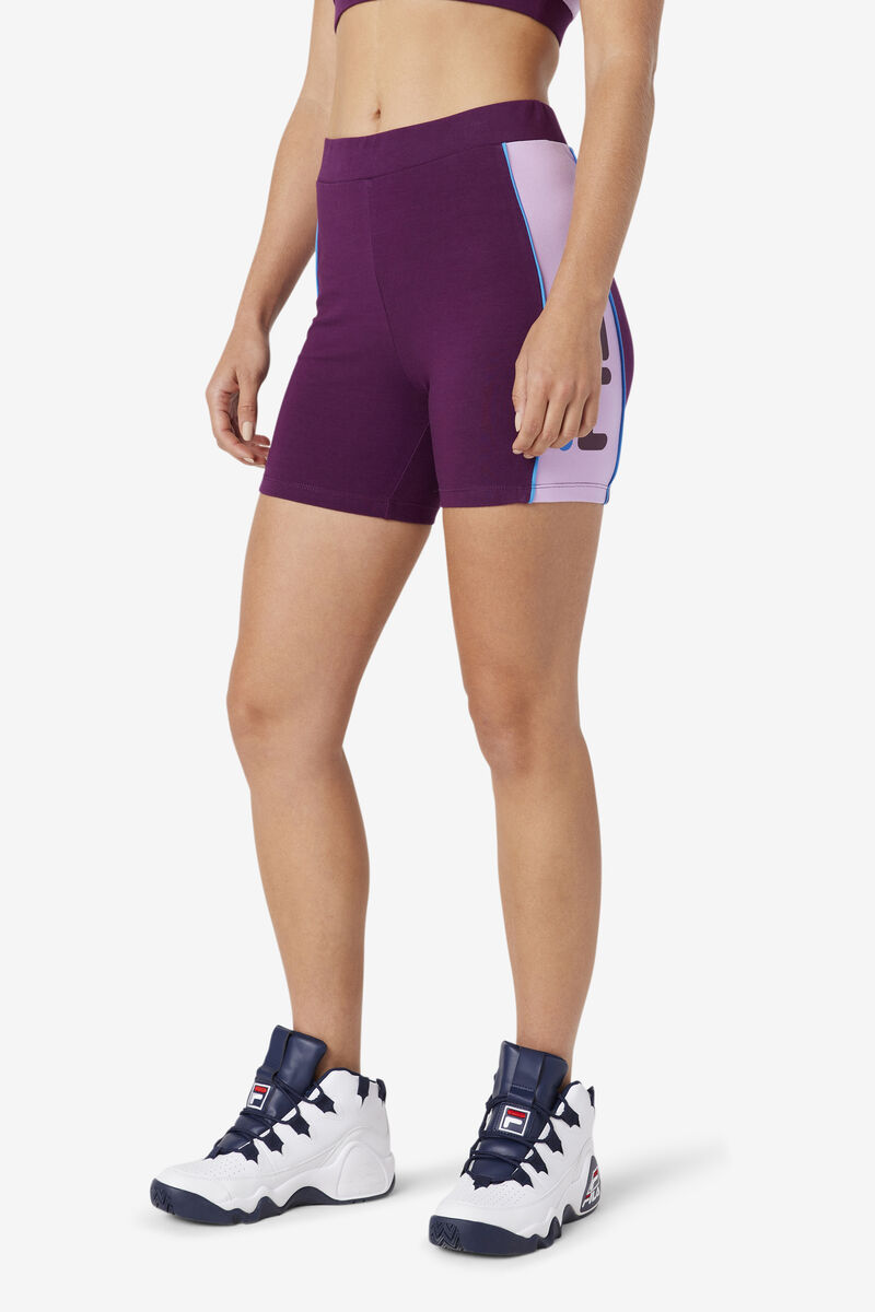 Fila Davina Bike Kort Shorts Dam Lila | uS3gQdmU7Rl