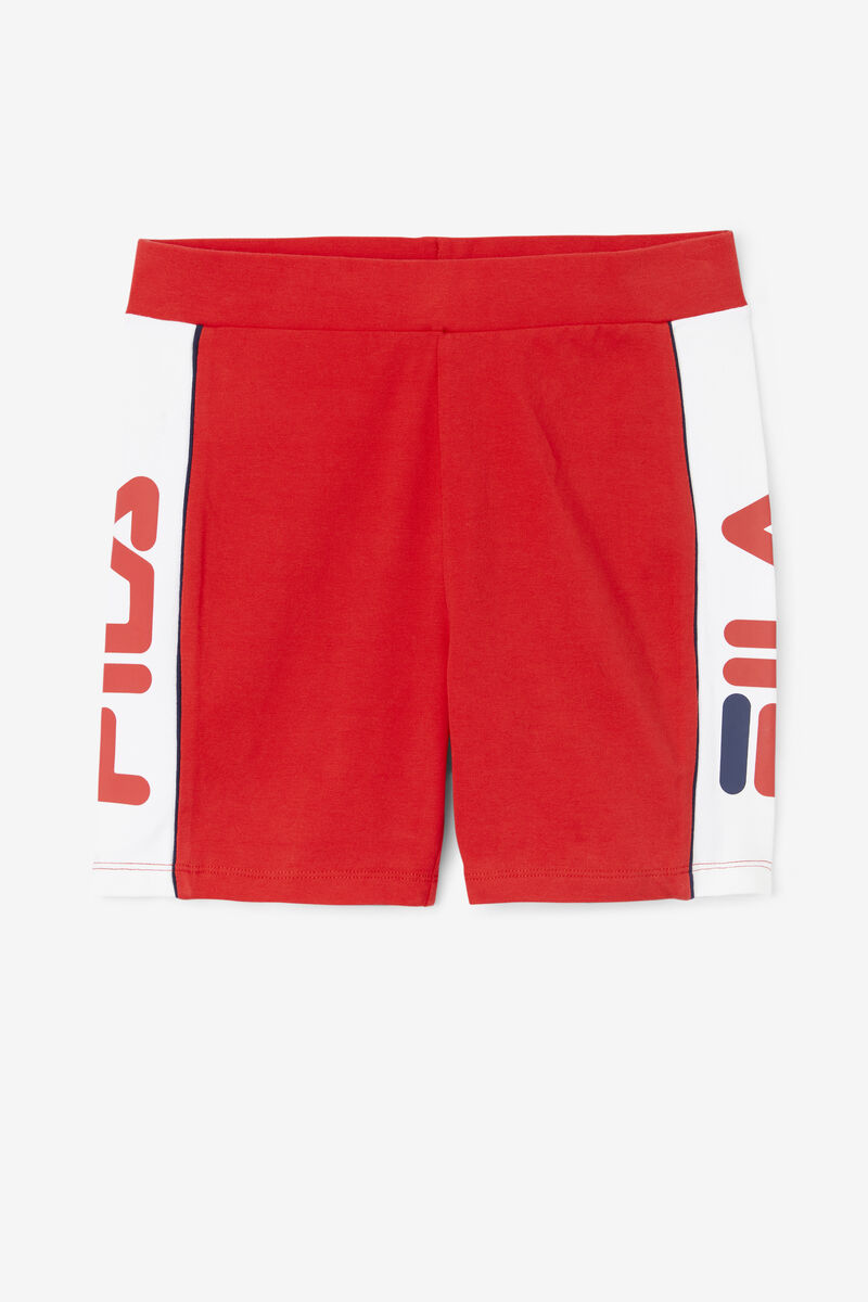 Fila Davina Bike Kort Shorts Dam Röda | ZsZKAca3KCk