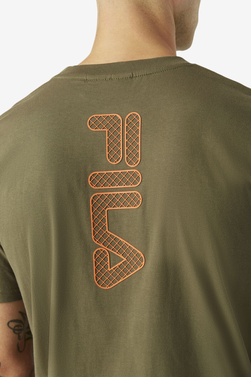 Fila Deckhand T-shirt Herr Olivgröna | wEb4TGKYHA5