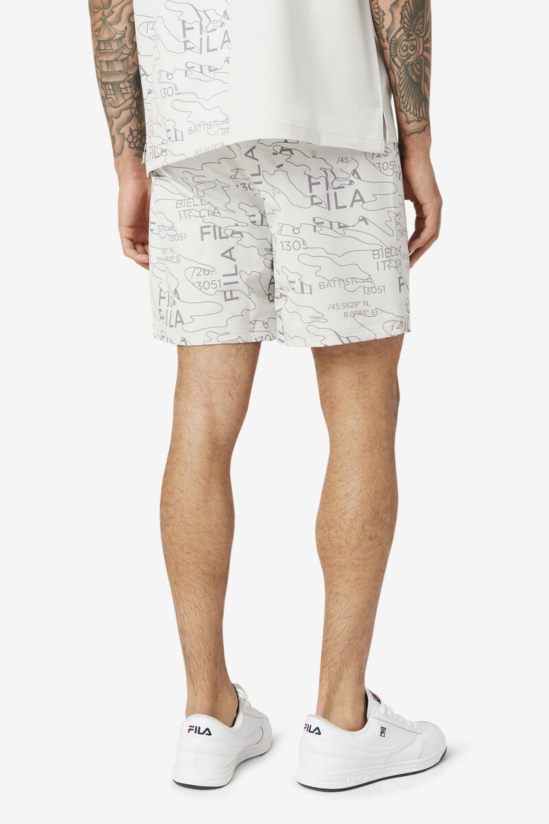 Fila Decklan Kort Shorts Herr Vita | MdQyHwpadas