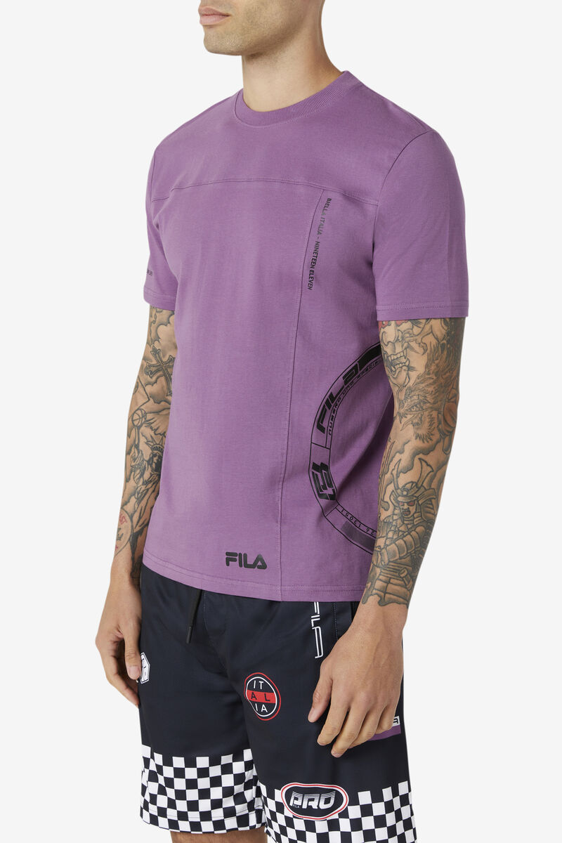 Fila Deltalife Graphic T-shirt Herr Lila | oe2xNNUwW3D