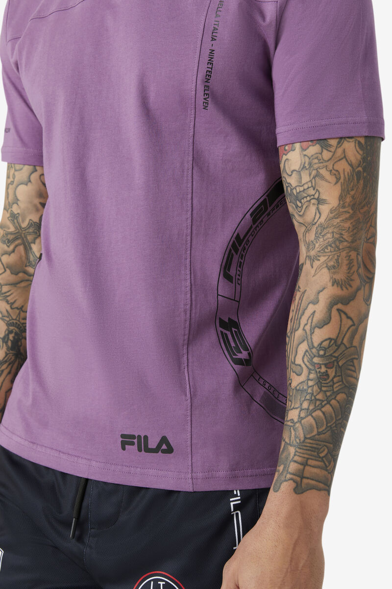 Fila Deltalife Graphic T-shirt Herr Lila | oe2xNNUwW3D