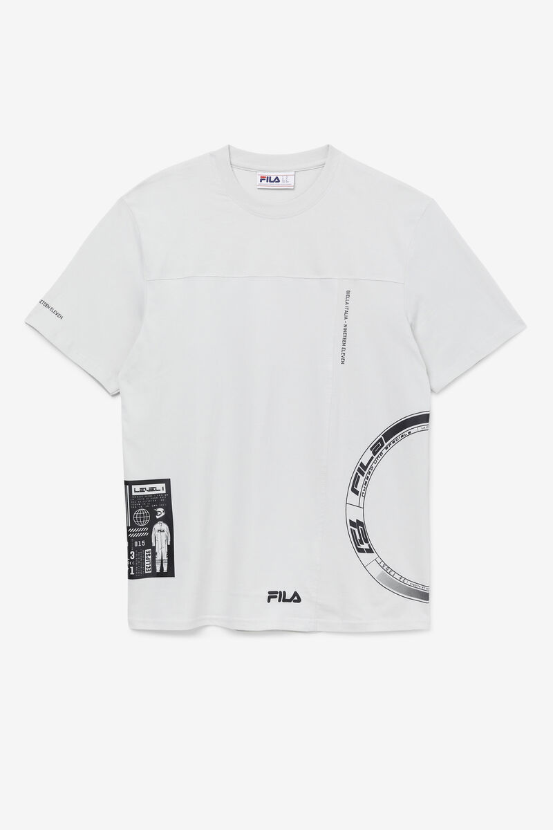Fila Deltalife Graphic T-shirt Herr Vita | HRLz6TZc1E4