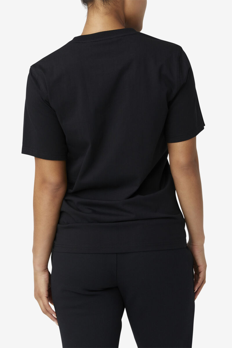 Fila Derion T-shirt Dam Svarta | czV8BpYJkmx
