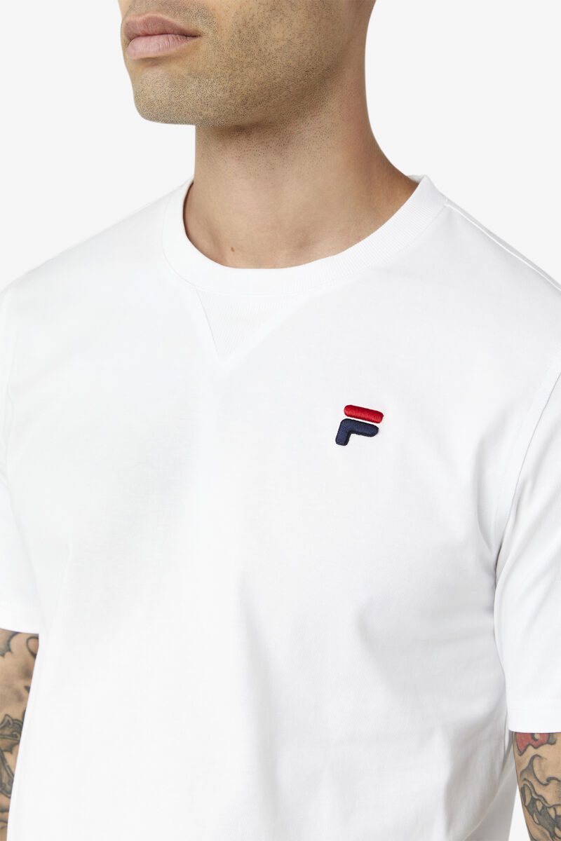 Fila Derion T-shirt Dam Vita | W3cHMwn3ua4