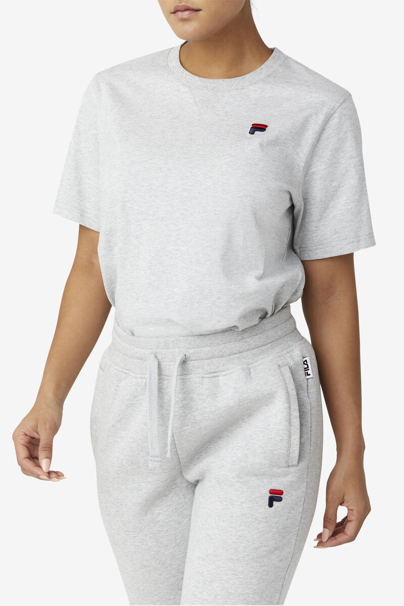 Fila Derion T-shirt Herr Ljusgrå | MLrNaBSrVZG