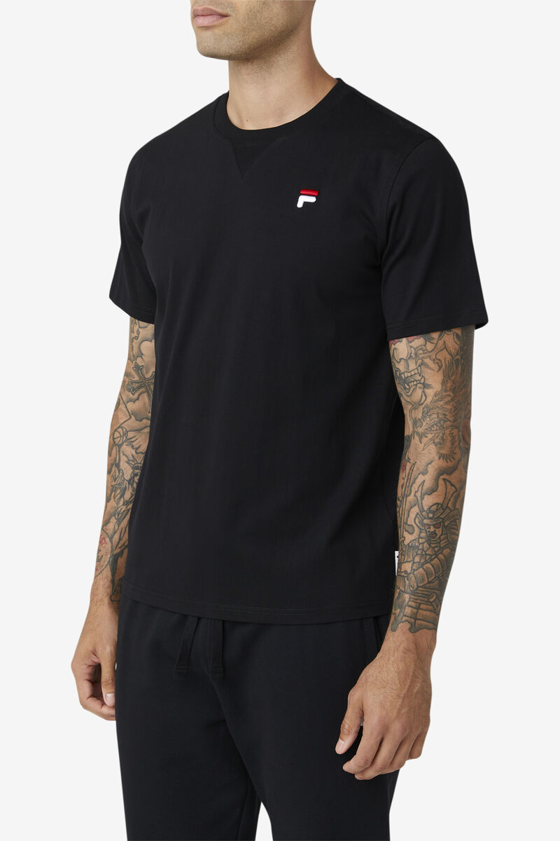 Fila Derion T-shirt Herr Svarta | xIVmktOqKAI