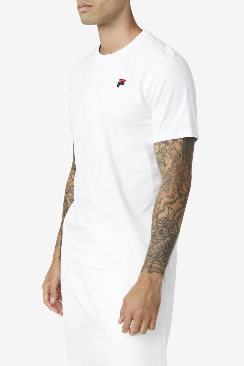 Fila Derion T-shirt Herr Vita | YC2iCY3lq5F
