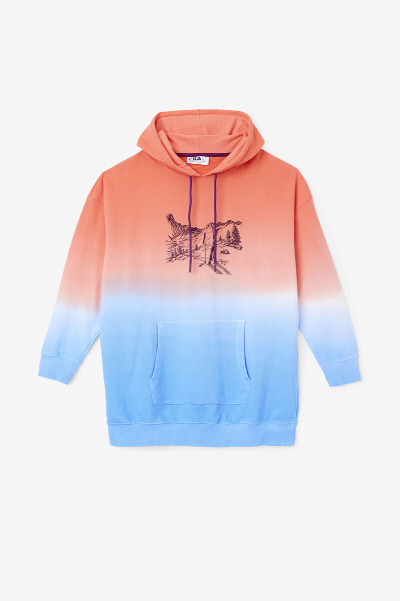 Fila Destiny Oversized Hoodie Hoodie Dam Orange | a1Gz5tPrkXA
