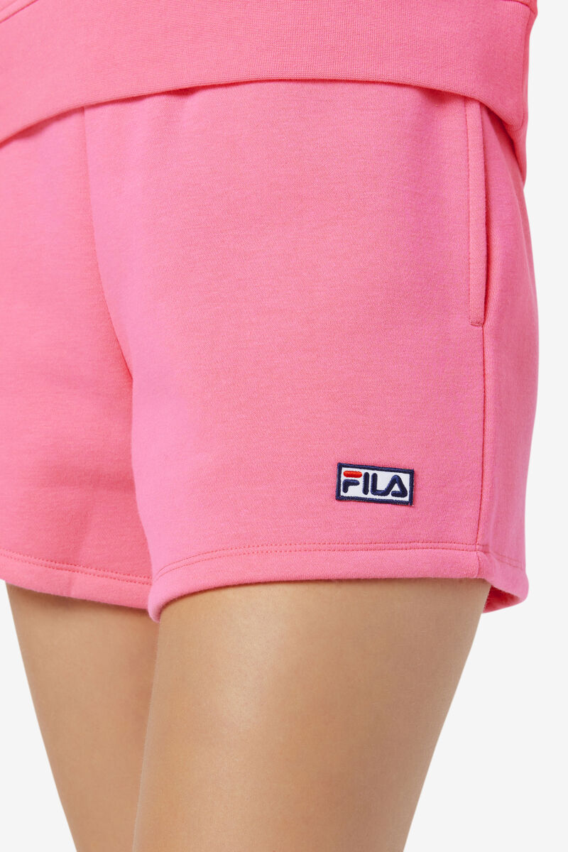 Fila Diara High Rise Kort Shorts Dam Rosa | EaqQ7eyu1m2
