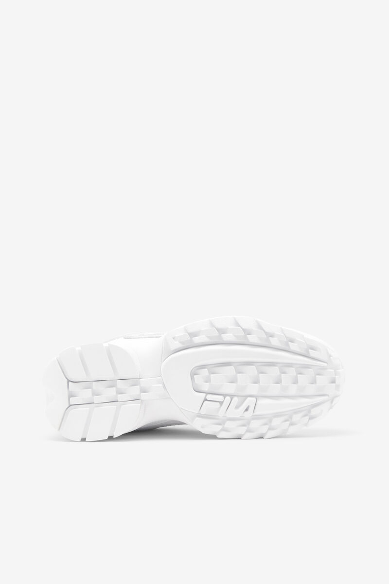 Fila Disruptor 2 Creased Metallic Platform Skor Dam Vita Vita Metal Silver | g9yk2DF93XC