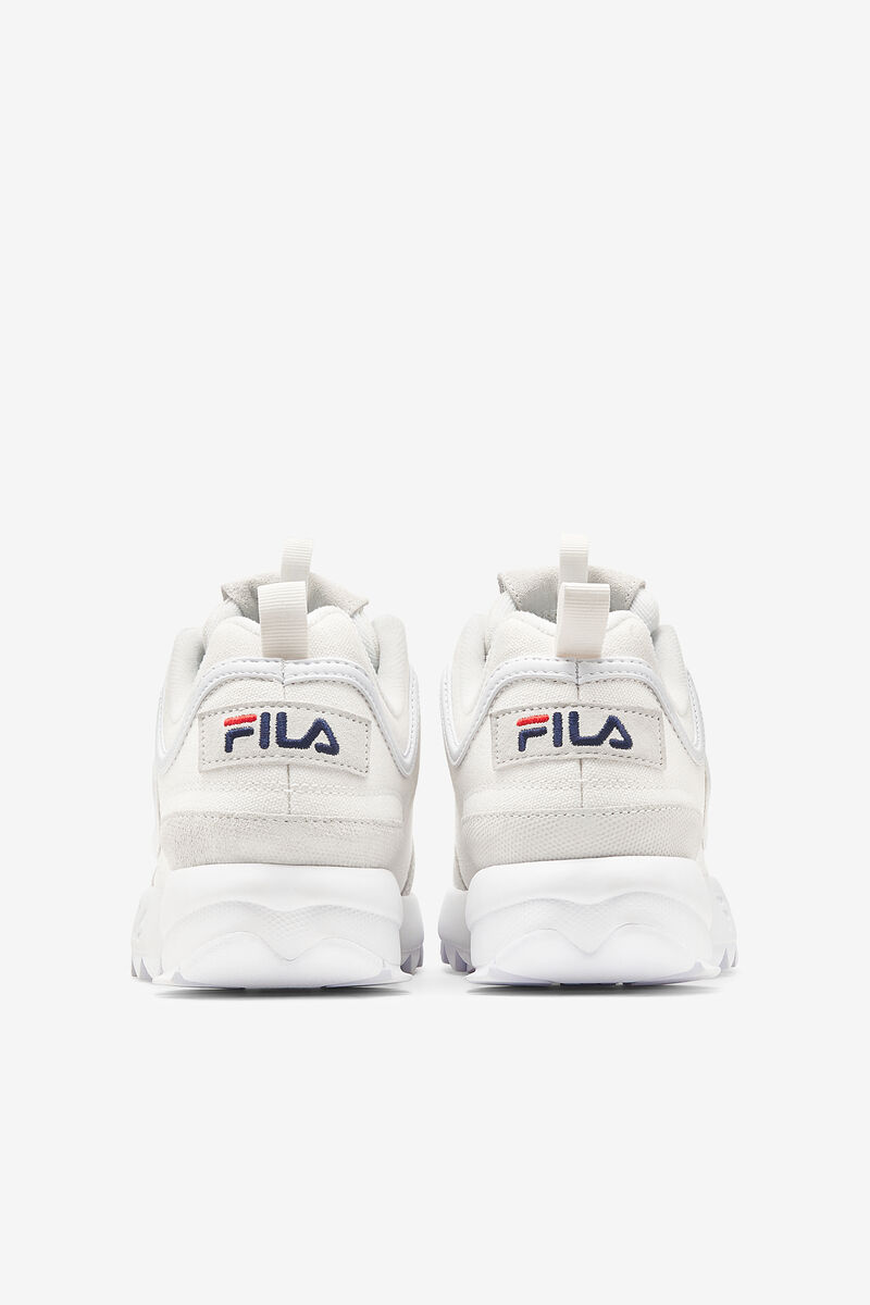 Fila Disruptor 2 Lab Premium Platform Skor Dam Vita Vita Marinblå | PMPnpTNOcOS