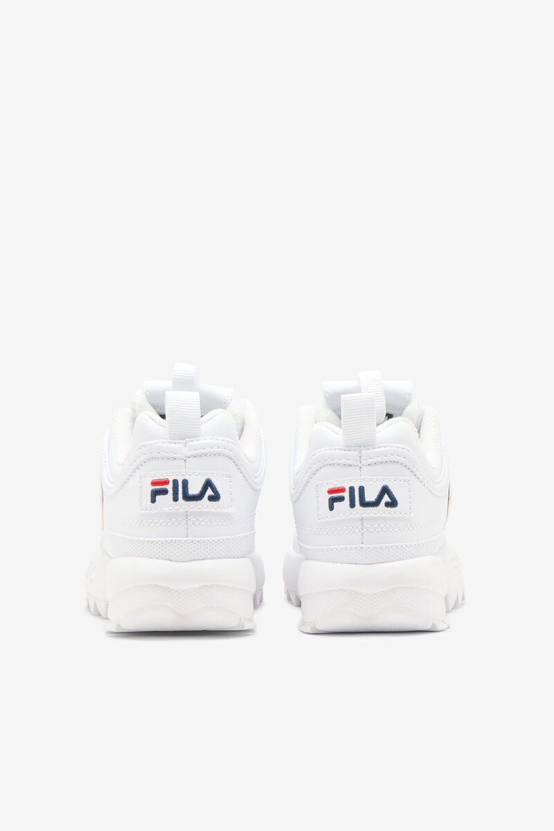 Fila Disruptor 2 Platform Skor Barn Vita Marinblå Röda | blsRlLPMbLi