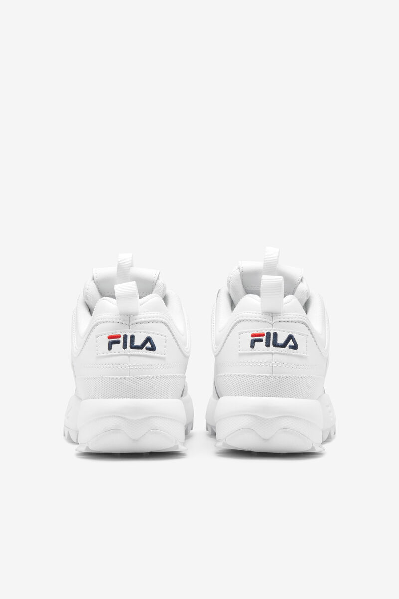 Fila Disruptor 2 Platform Skor Herr Vita Marinblå Röda | Boj1qMA9MPo