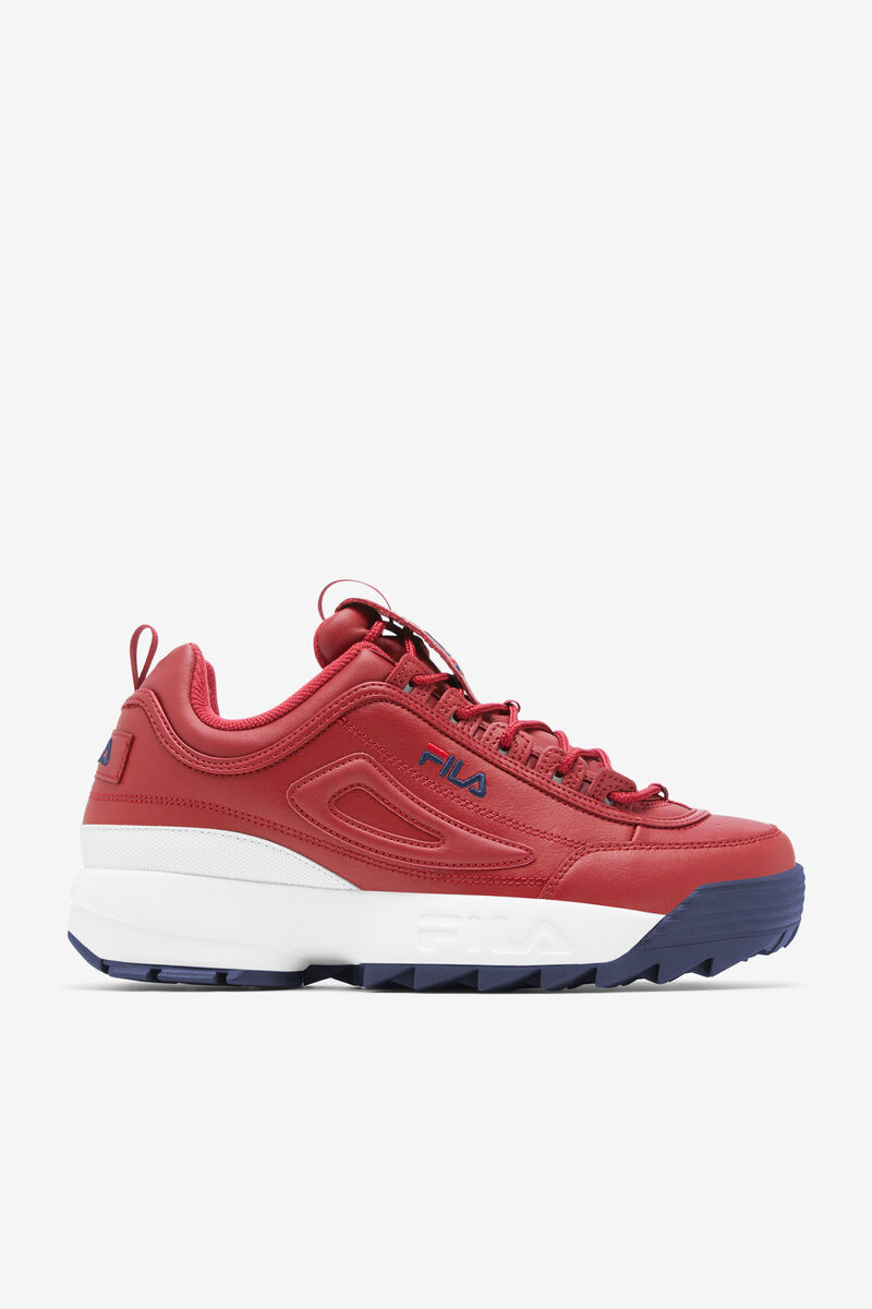 Fila Disruptor 2 Premium Platform Skor Herr Röda Marinblå Röda | 9rdXa4DjxHR