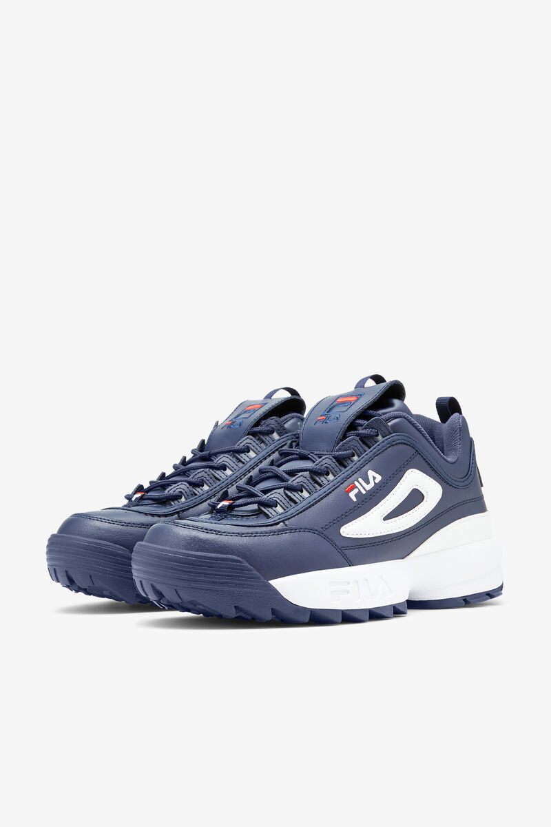 Fila Disruptor 2 Premium Platform Skor Herr Marinblå Röda Vita | NsaRY6rIinV
