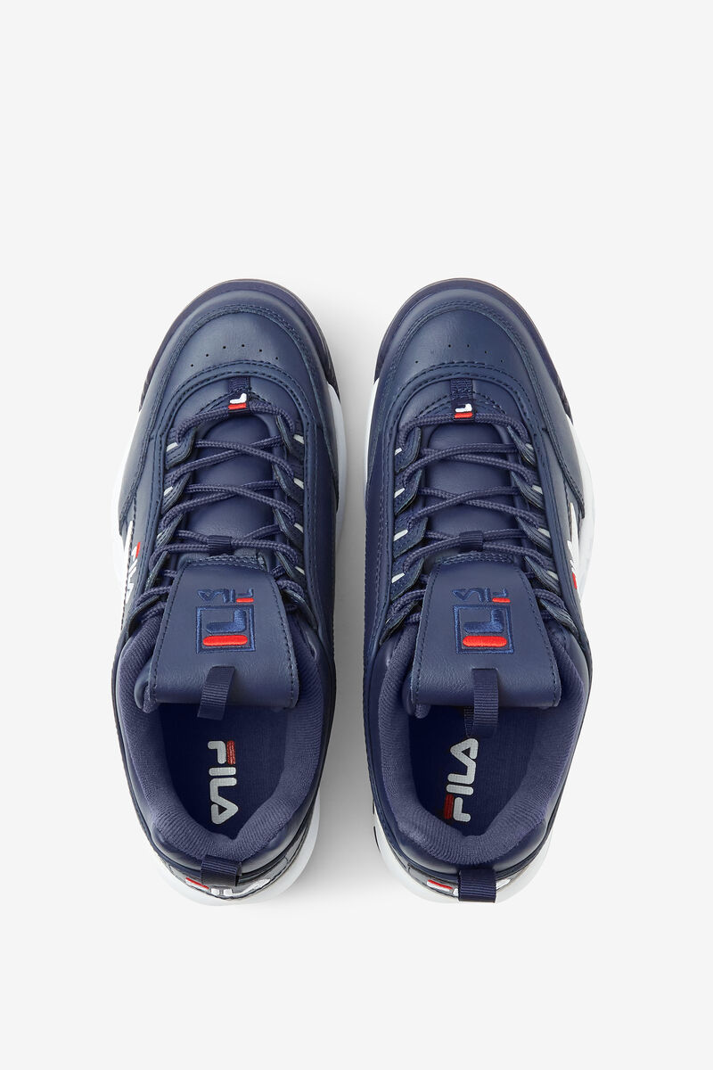 Fila Disruptor 2 Premium Platform Skor Herr Marinblå Röda Vita | NsaRY6rIinV