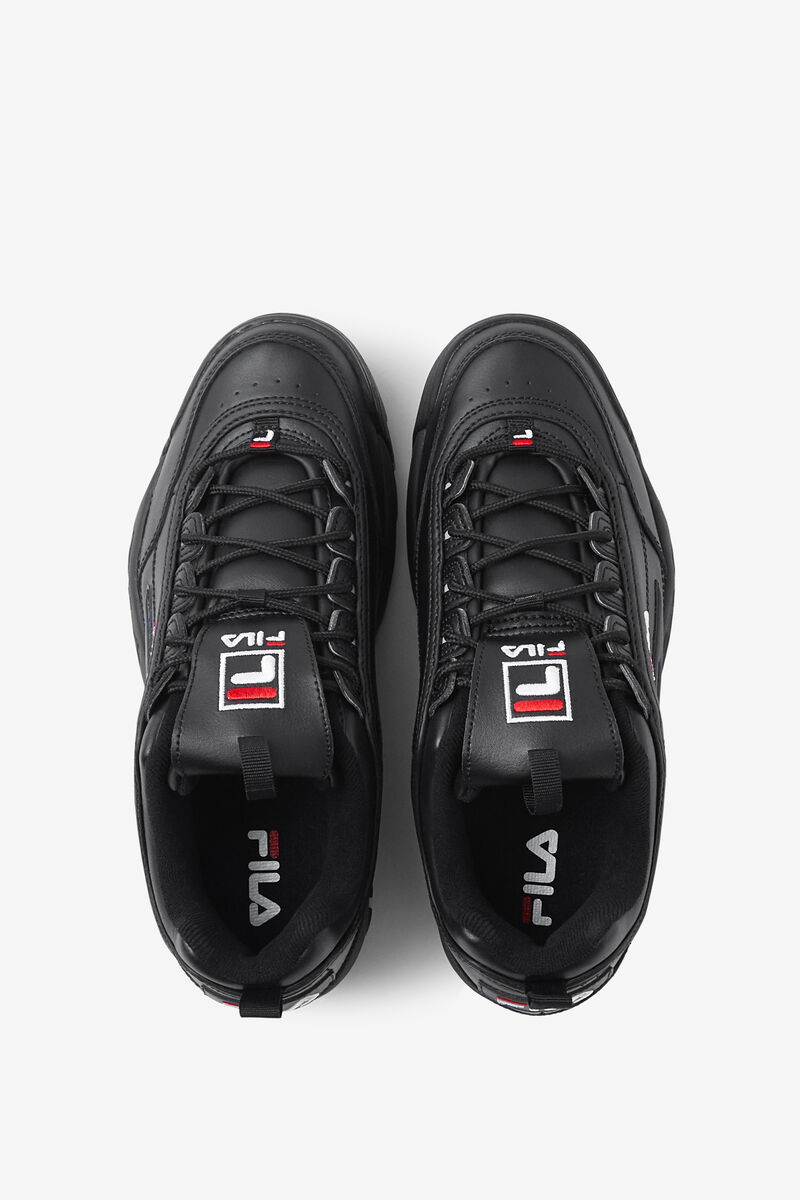 Fila Disruptor 2 Premium Platform Skor Herr Svarta Vita Svarta | slLY3AvJy9a