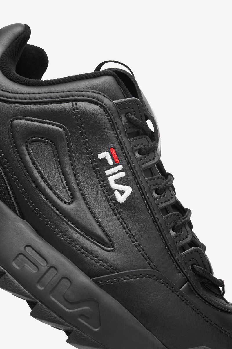 Fila Disruptor 2 Premium Platform Skor Herr Svarta Vita Svarta | slLY3AvJy9a