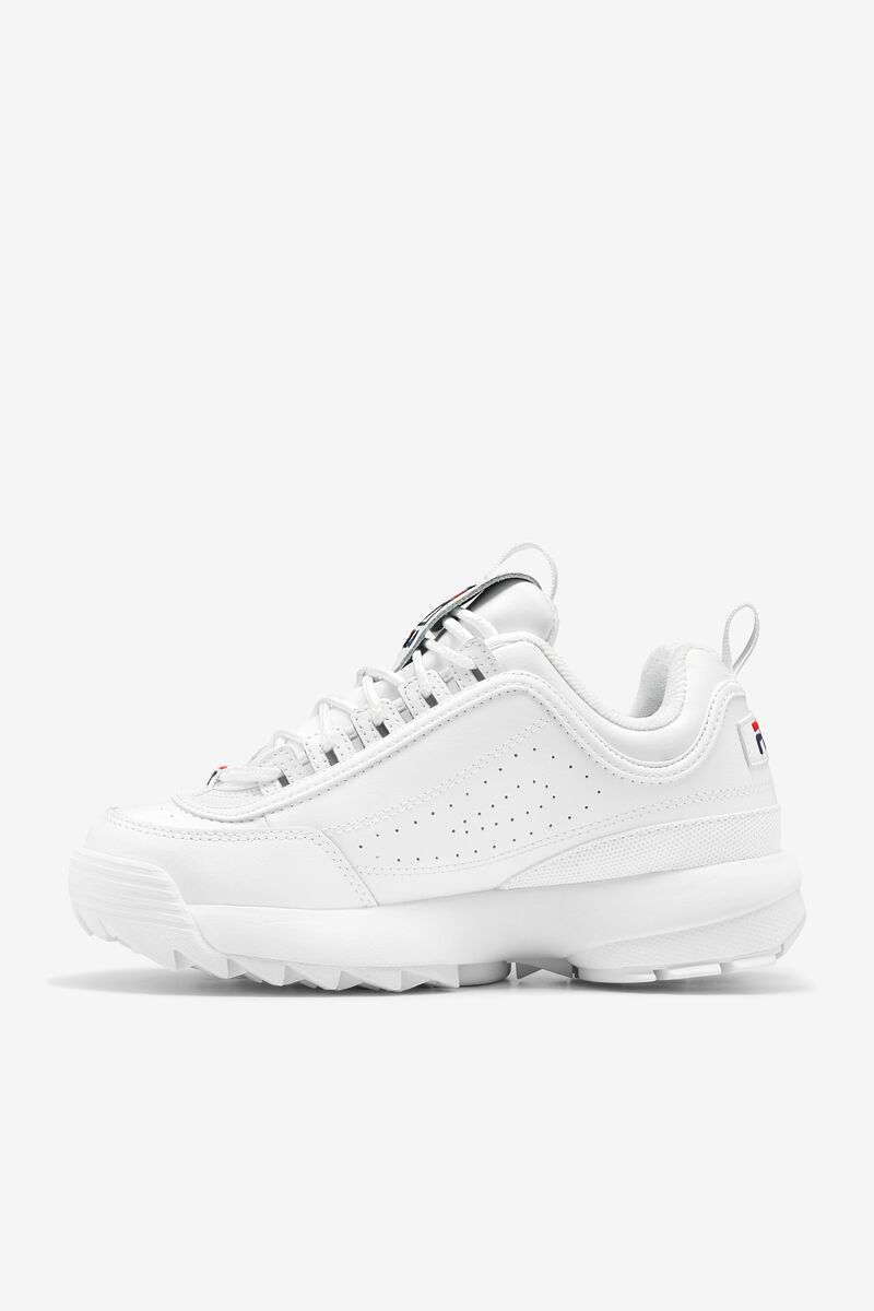 Fila Disruptor 2 Premium Platform Skor Herr Vita Marinblå Röda | uswhkbRDJKt