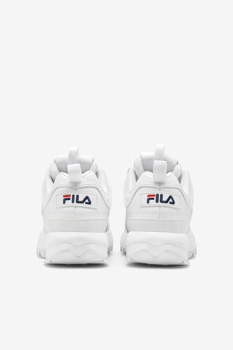Fila Disruptor 2 Premium Platform Skor Herr Vita Marinblå Röda | uswhkbRDJKt
