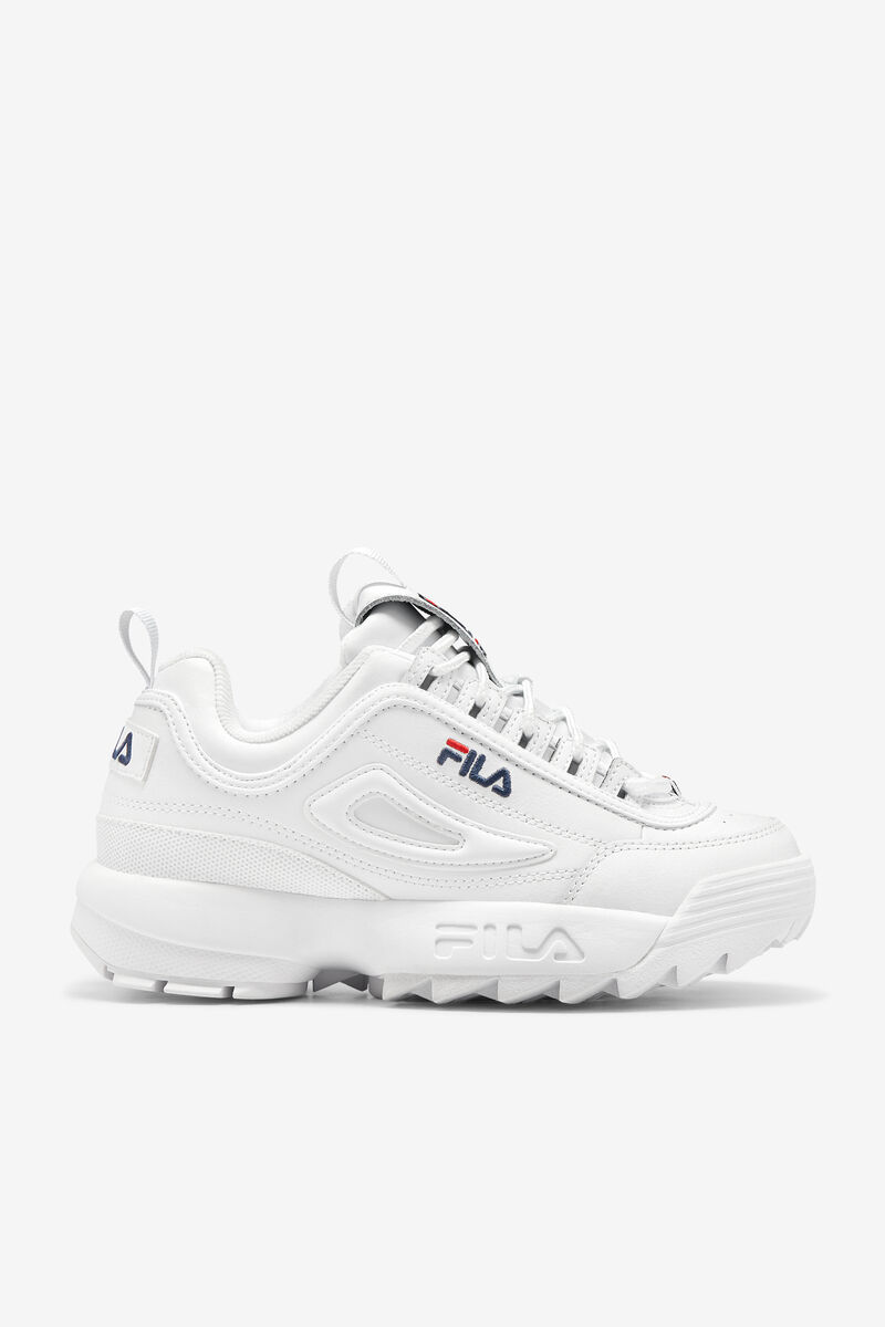 Fila Disruptor 2 Premium Platform Skor Herr Vita Marinblå Röda | uswhkbRDJKt