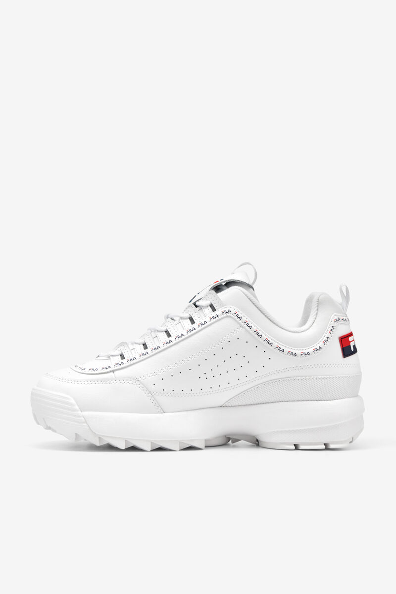 Fila Disruptor 2 Premium Repeat Platform Skor Herr Vita Marinblå Röda | GOdYjAugY8T