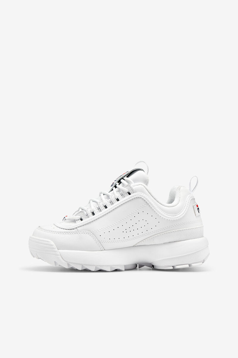 Fila Disruptor 2 Premium Sneakers Dam Vita Marinblå Röda | XMbJeqqTiV6