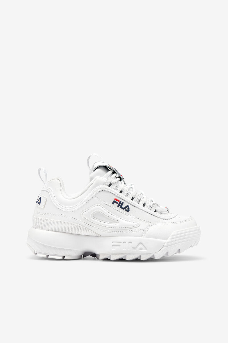 Fila Disruptor 2 Premium Sneakers Dam Vita Marinblå Röda | XMbJeqqTiV6