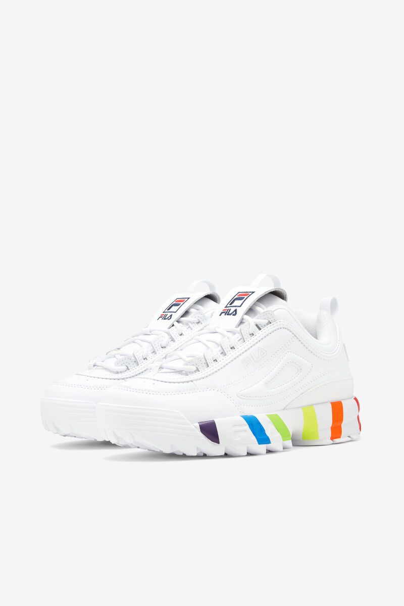 Fila Disruptor 2 Pride Platform Skor Dam Vita Olika Färger Vita | 5AgAnB7G4rA