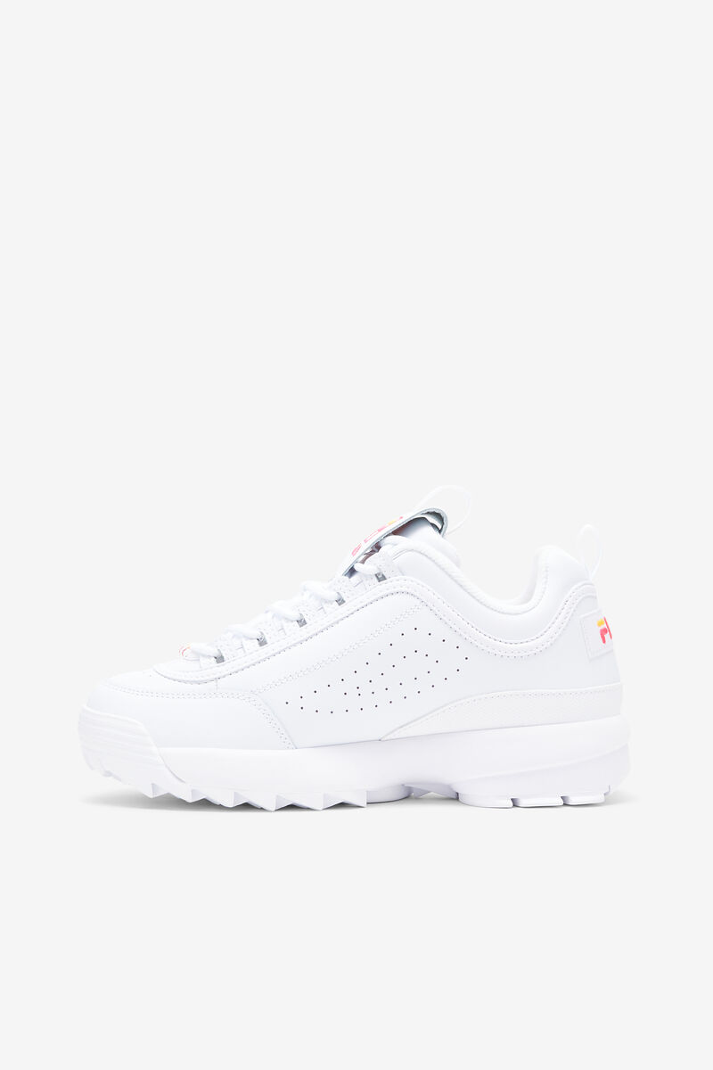 Fila Disruptor 2 Stitch Sneakers Dam Vita Rosa Orange | bbO25Wd1ZQa