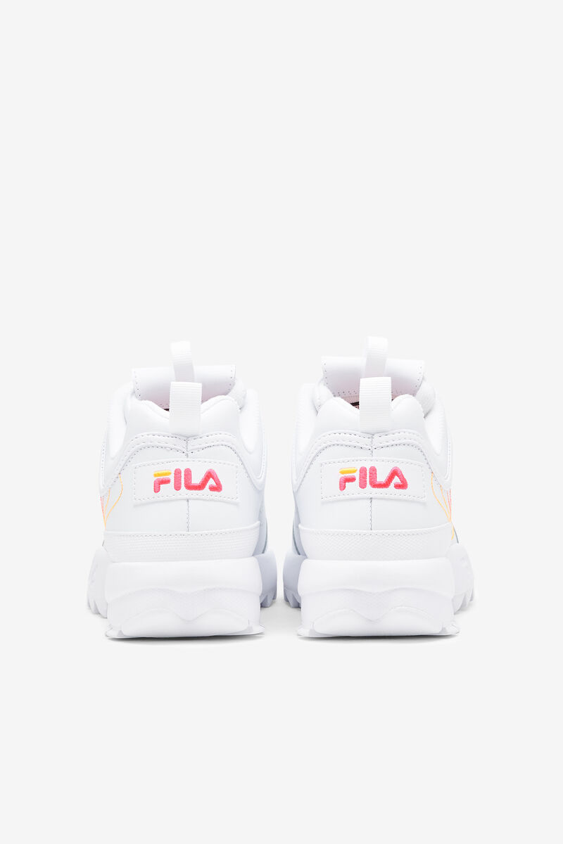 Fila Disruptor 2 Stitch Sneakers Dam Vita Rosa Orange | bbO25Wd1ZQa