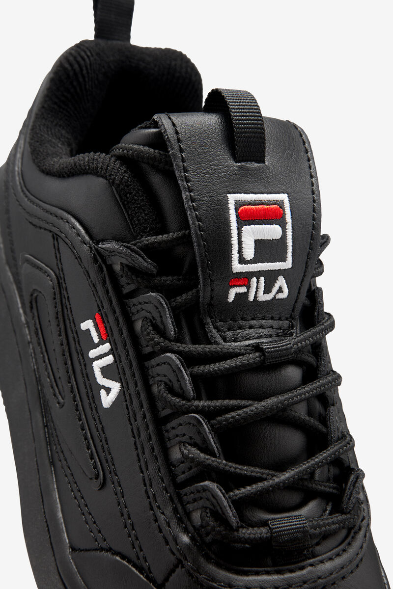 Fila Disruptor 2 X Fx-100 Luxe Platform Skor Barn Svarta Röda Vita | 3WNAykiPUZR