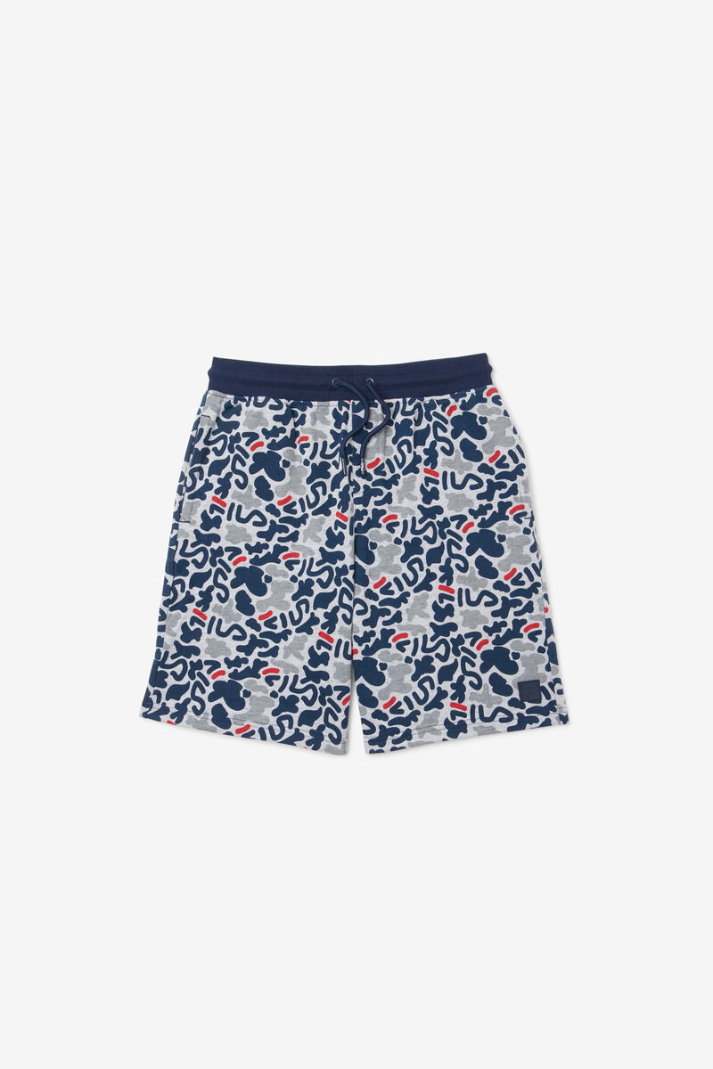 Fila Disruptor Camo Print Kort Shorts Barn Grå | RSO6hwJpkb8